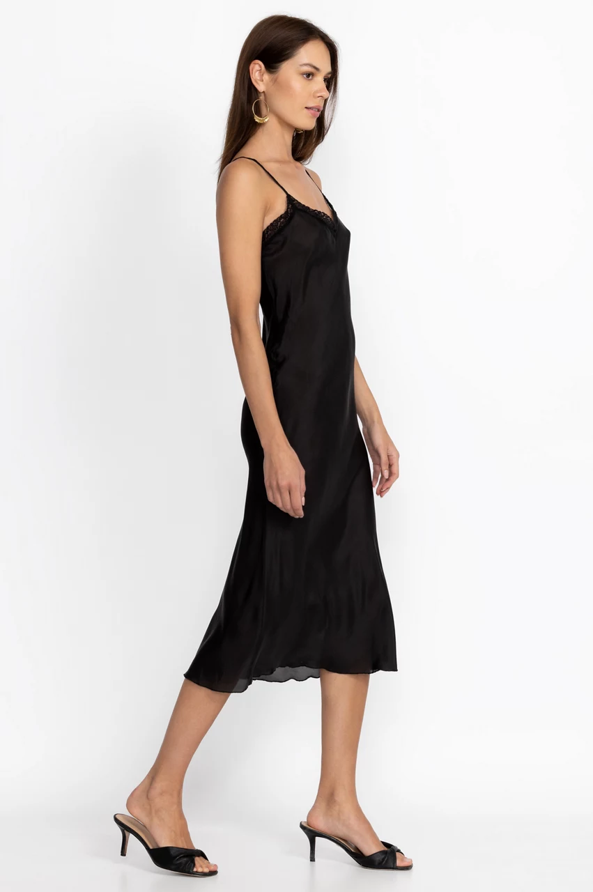 Johnny Was Midi Length Slip Black