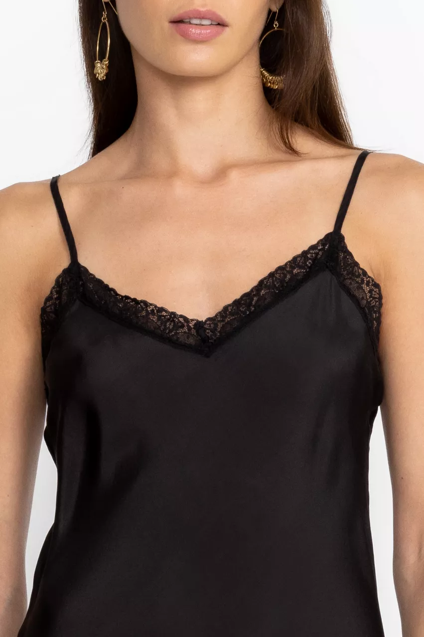 Johnny Was Midi Length Slip Black