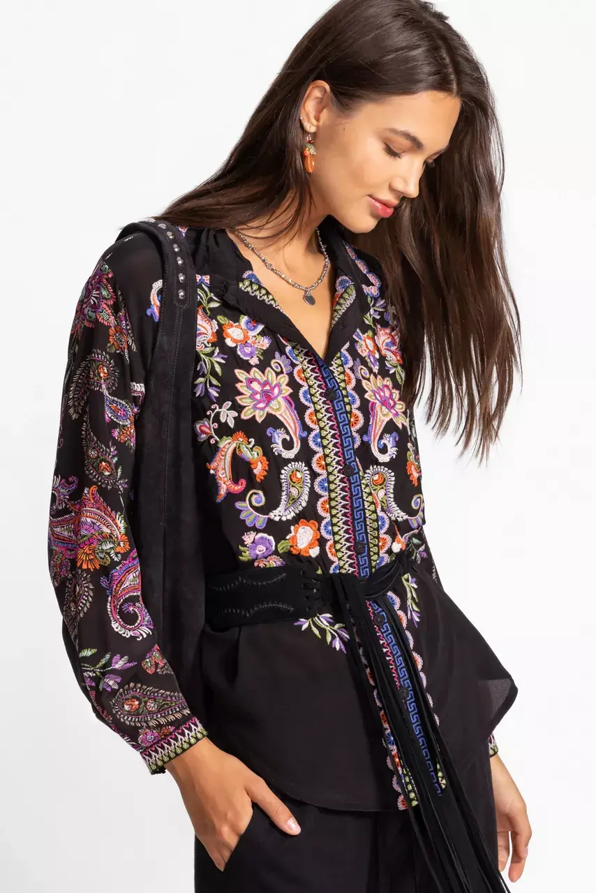 johnny was MILLS SHIRT Black