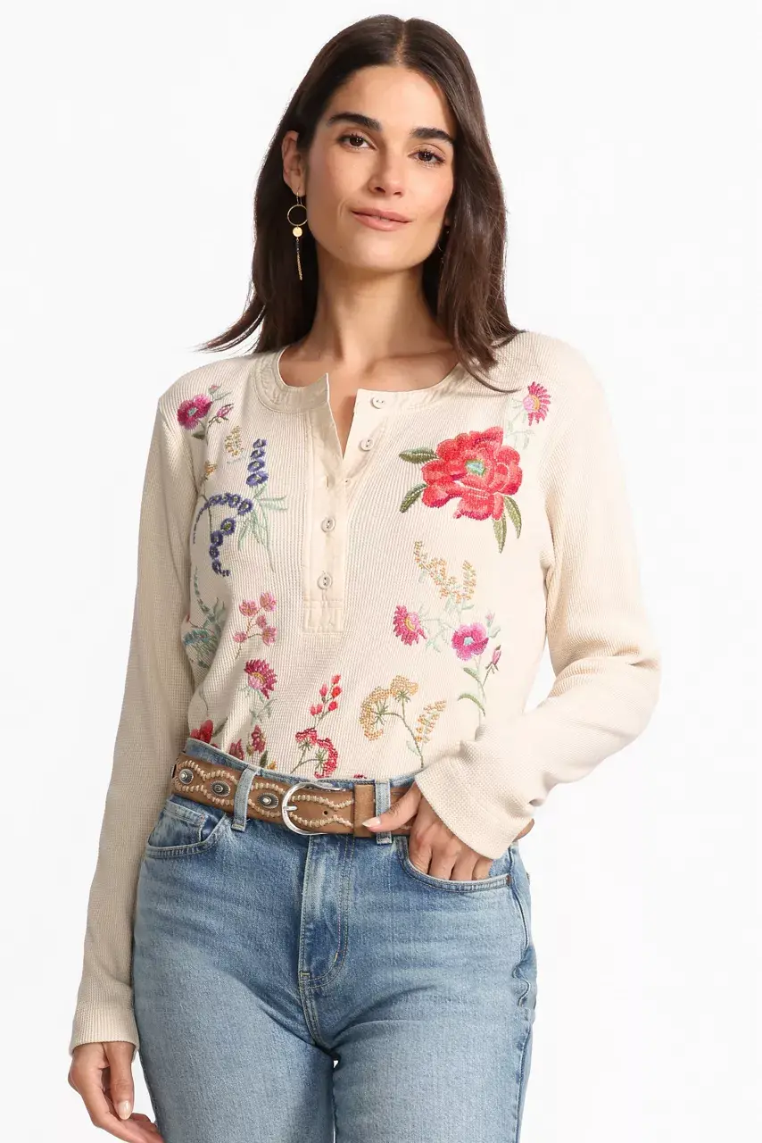 johnny was MIXED MEDIA HENLEY THERMAL Shell