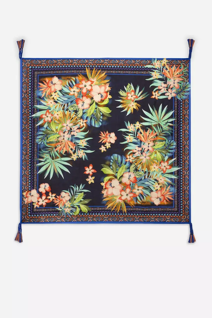 johnny was MOANUH SCARF Moanuh Scarf Print