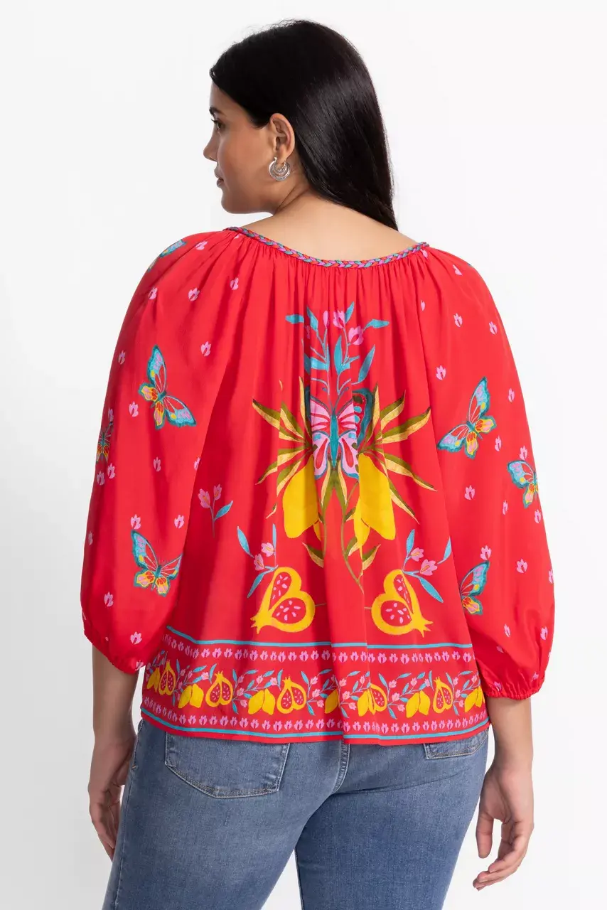 Johnny Was MONACO PEASANT BLOUSE Ekaterina