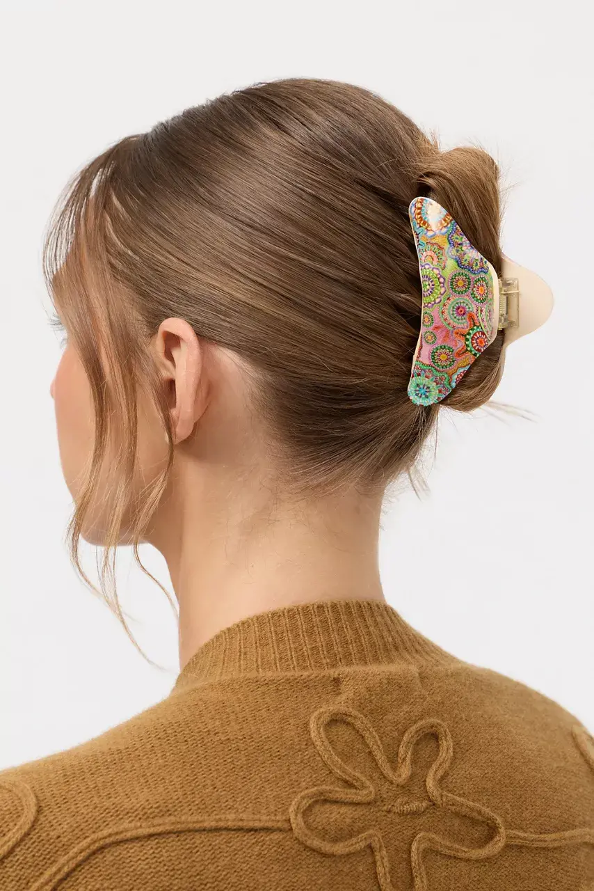 Johnny Was NAPPERON HAIRCLIP Naperron Print