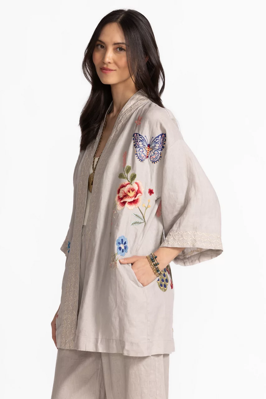 Johnny Was NICOLETTE KIMONO Sand