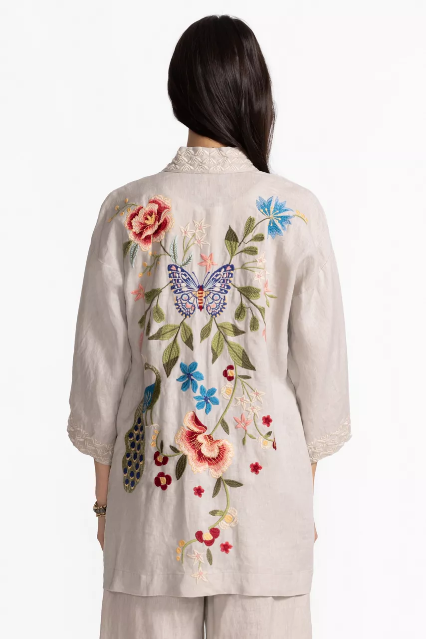 Johnny Was NICOLETTE KIMONO Sand