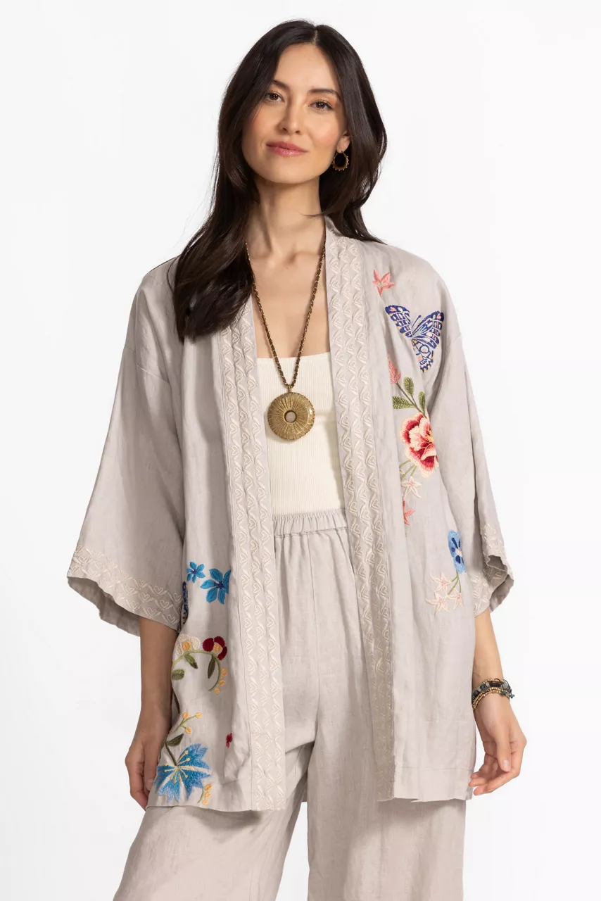 johnny was NICOLETTE KIMONO Sand