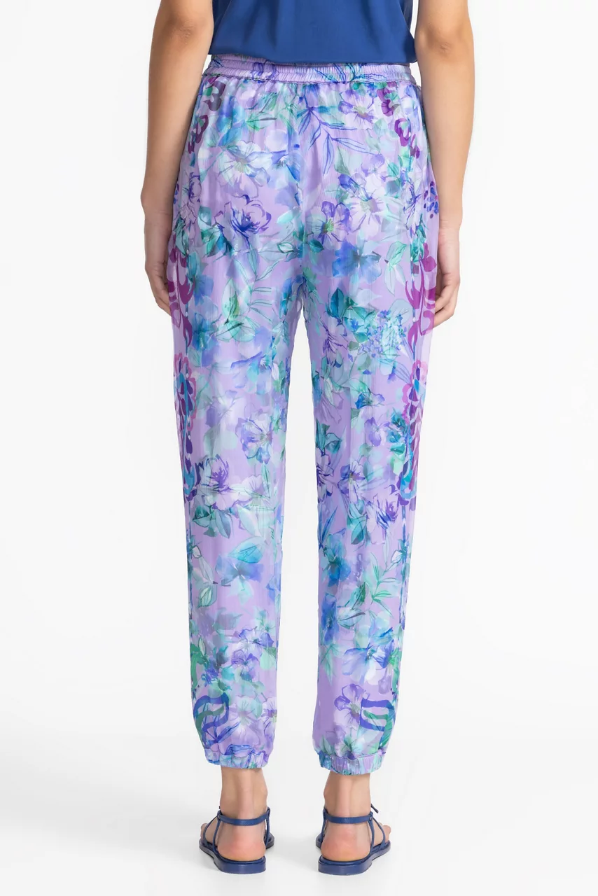 Johnny Was NINA JOGGER PANT Rose Of Sharon Purple