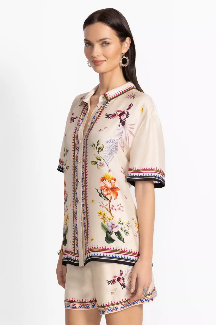 Johnny Was OPHELIA CAMP SHIRT Willah