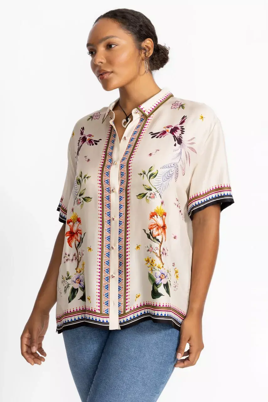 Johnny Was OPHELIA CAMP SHIRT Willah