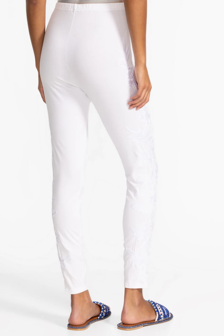 Johnny Was ORLA LEGGING White