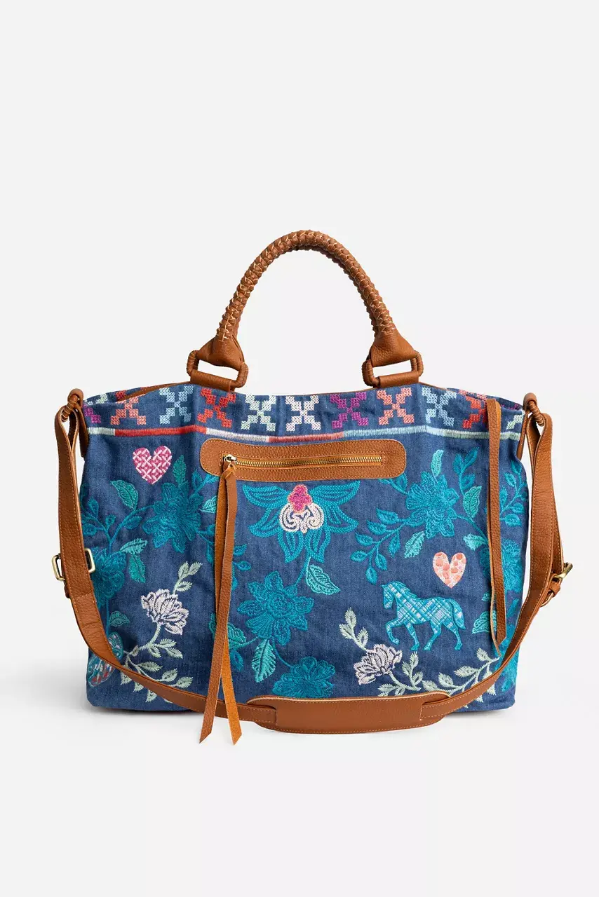 johnny was OVERNIGHT BAG Denim