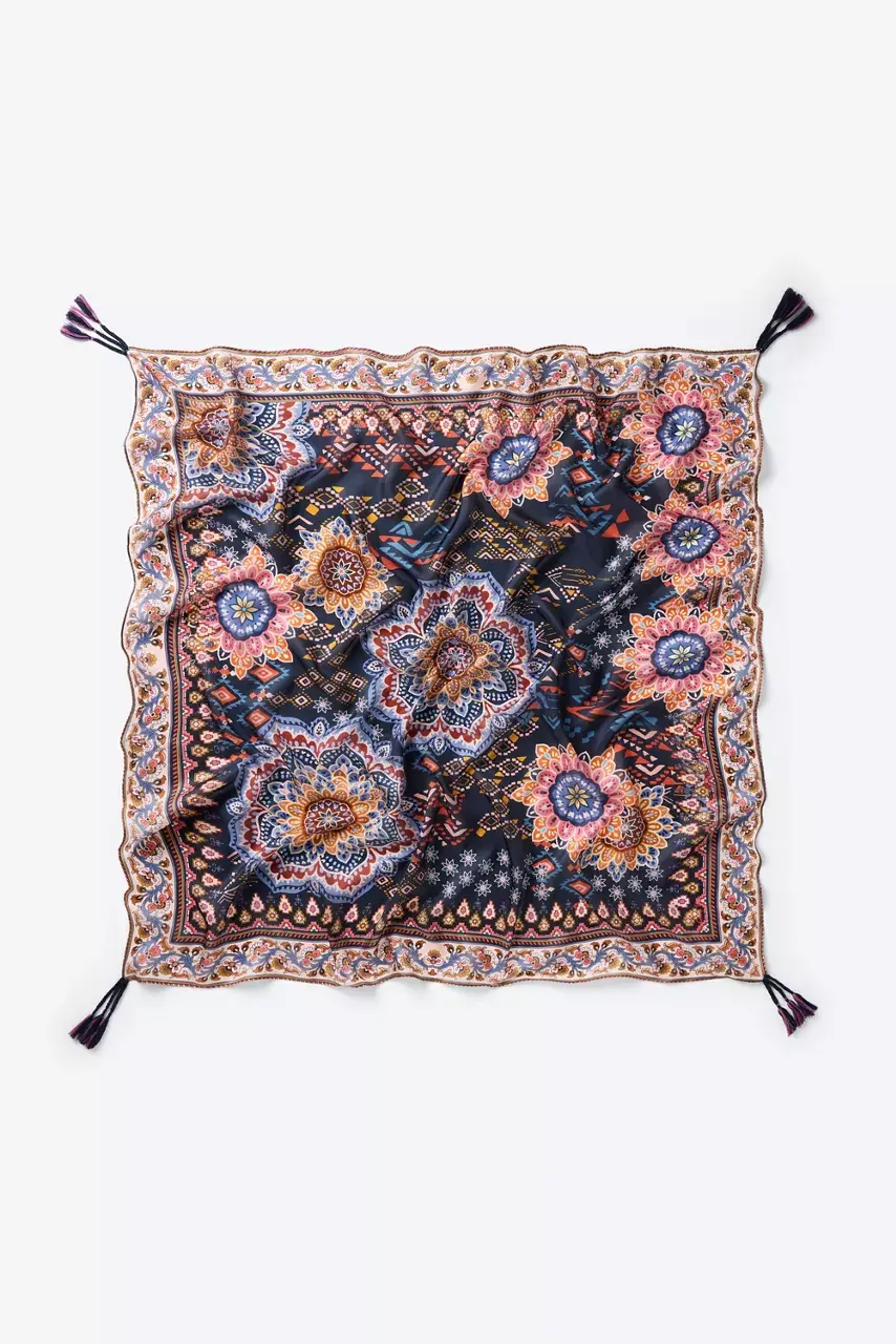 Johnny Was PADMA SILK SCARF Padma