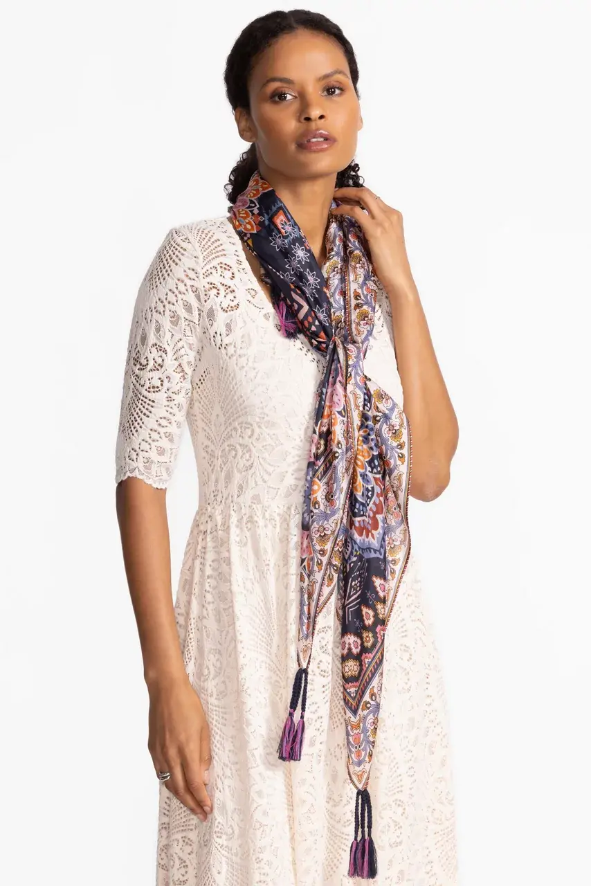 Johnny Was PADMA SILK SCARF Padma