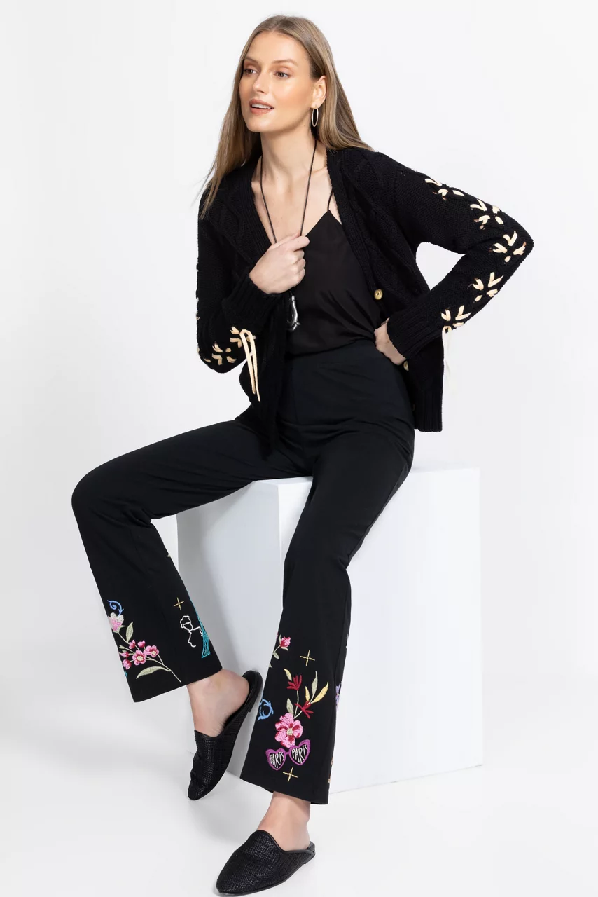 johnny was PARIS BABY BOOT LEGGING Black