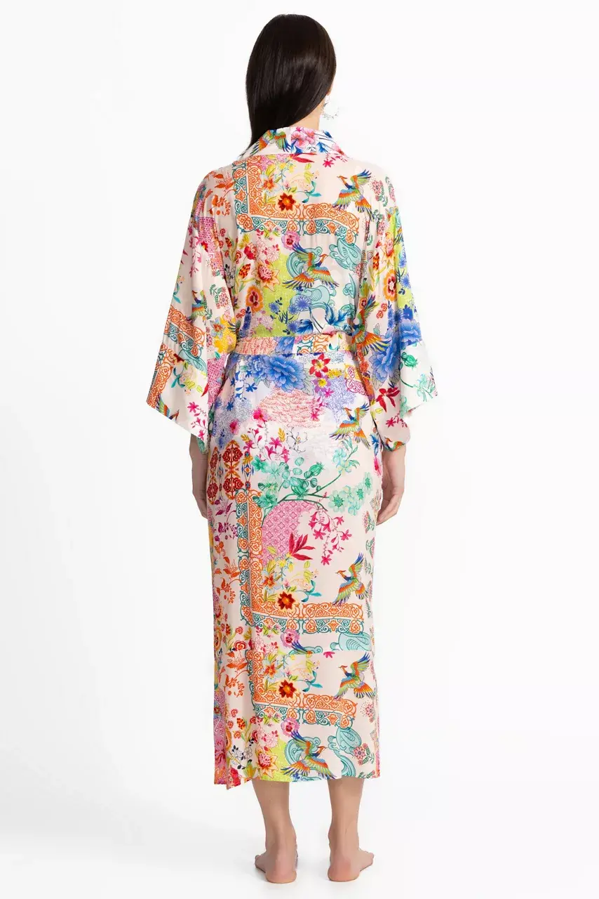 Johnny Was PAULA KIMONO ROBE Paula