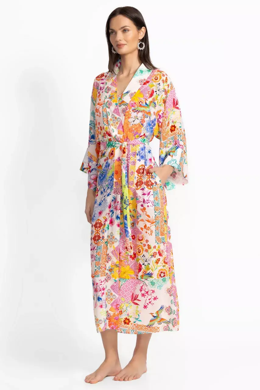 johnny was PAULA KIMONO ROBE Paula