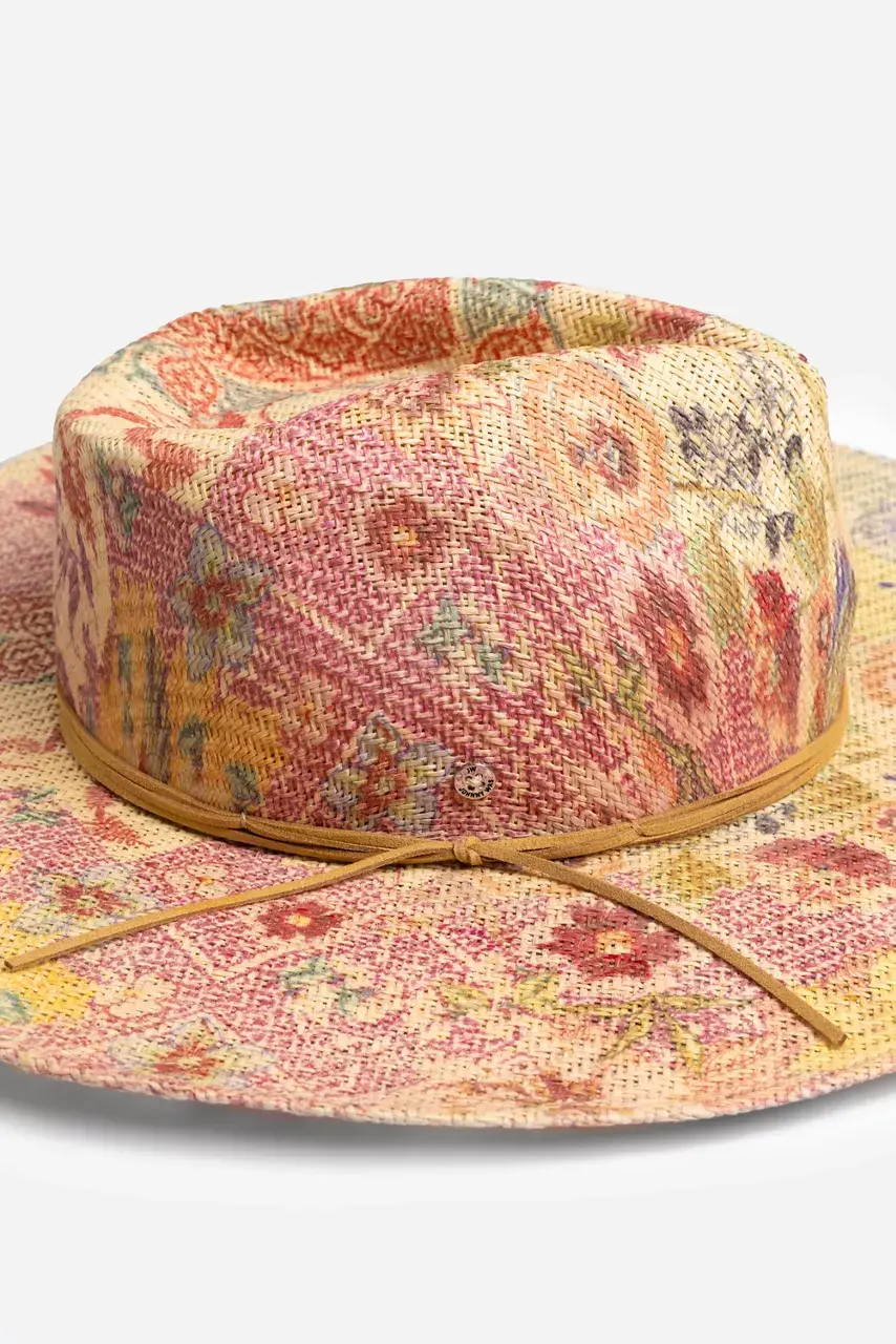 Johnny Was PAULA PRINTED BEACH HAT Paula