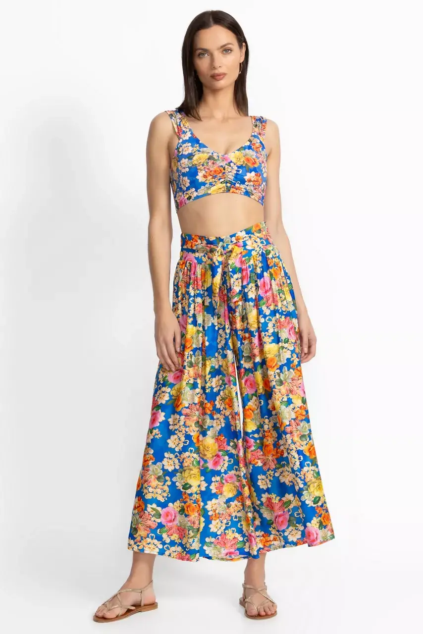 johnny was PAULINE PALAZZO CROPPED PANT Pauline