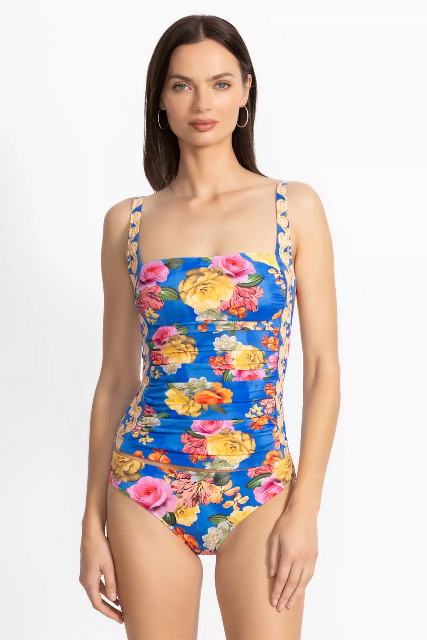 Johnny Was PAULINE RUCHED TANKINI Pauline
