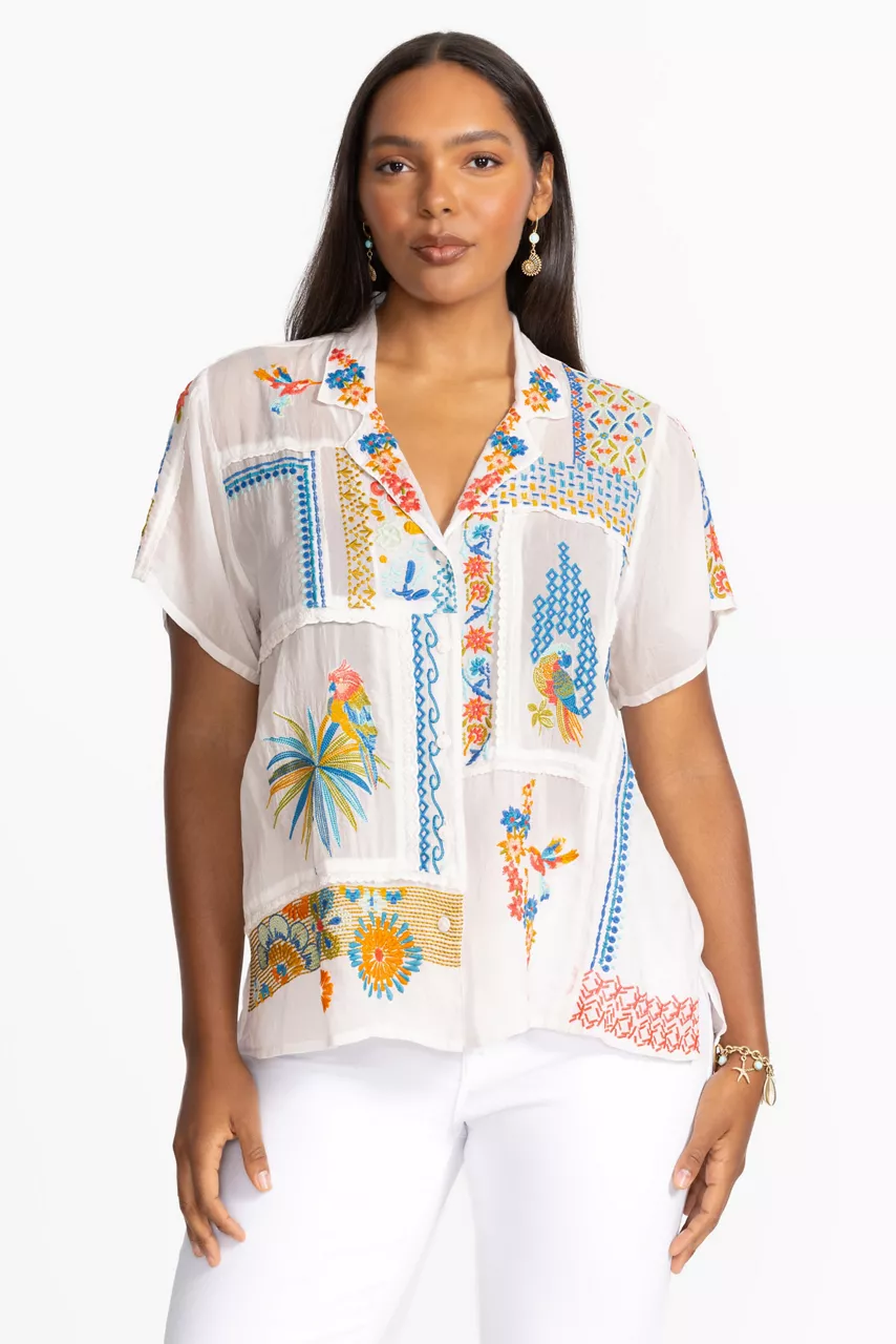 johnny was PETRA SHIRT White