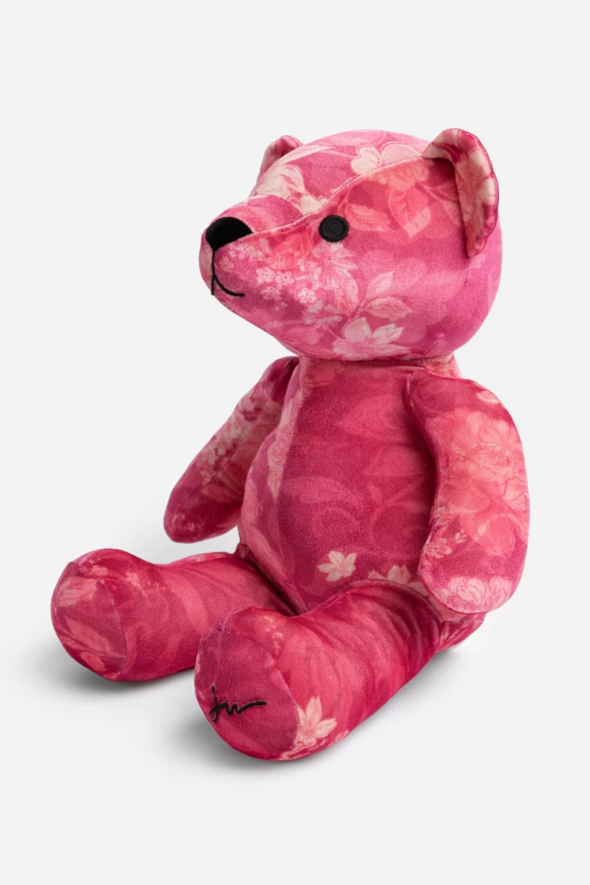 Johnny Was PINK PRINTED VELVET BEAR Pink Sylvie