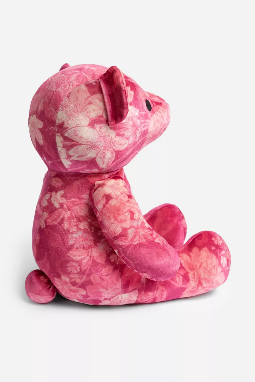 Johnny Was PINK PRINTED VELVET BEAR Pink Sylvie