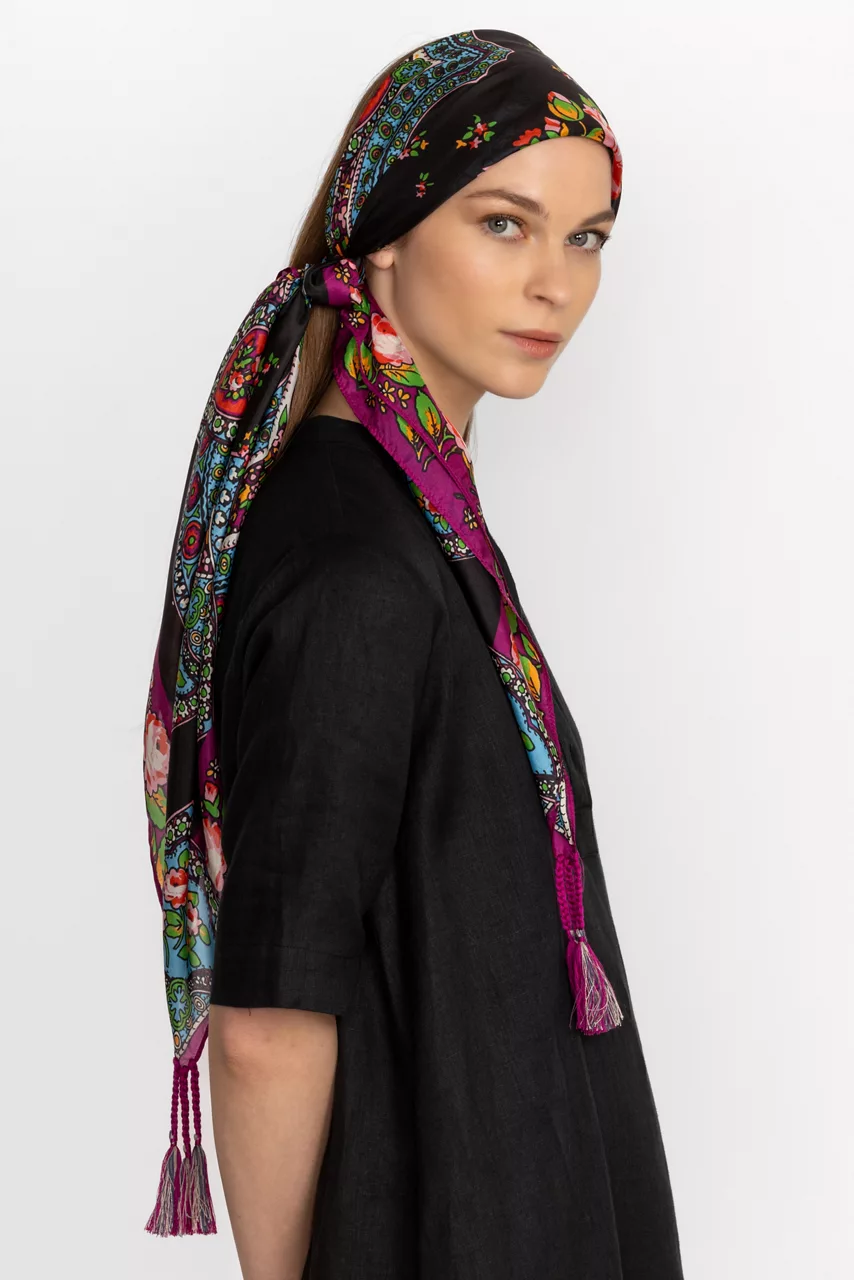 Johnny Was ROSE SPARK SCARF Rose Spark