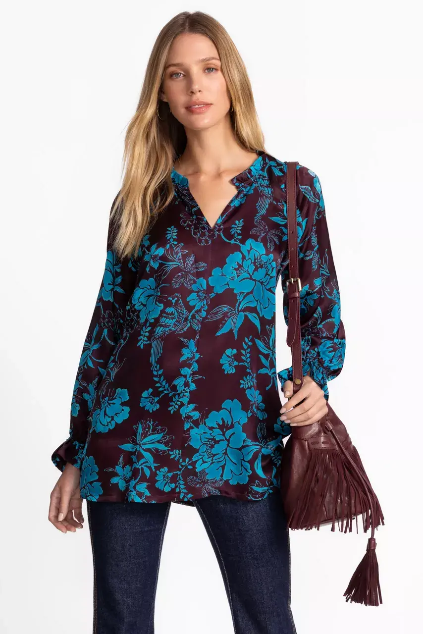 Johnny Was RUFFLE FIELD TUNIC Alexandria