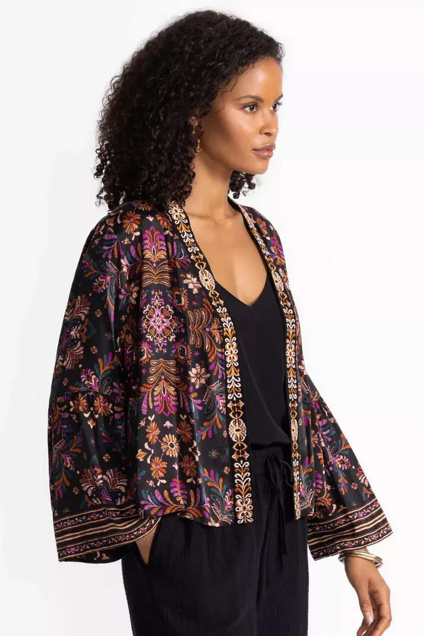 Johnny Was RUFFLE SLEEVE BOLERO Brandi