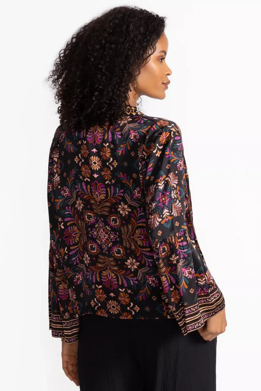 Johnny Was RUFFLE SLEEVE BOLERO Brandi