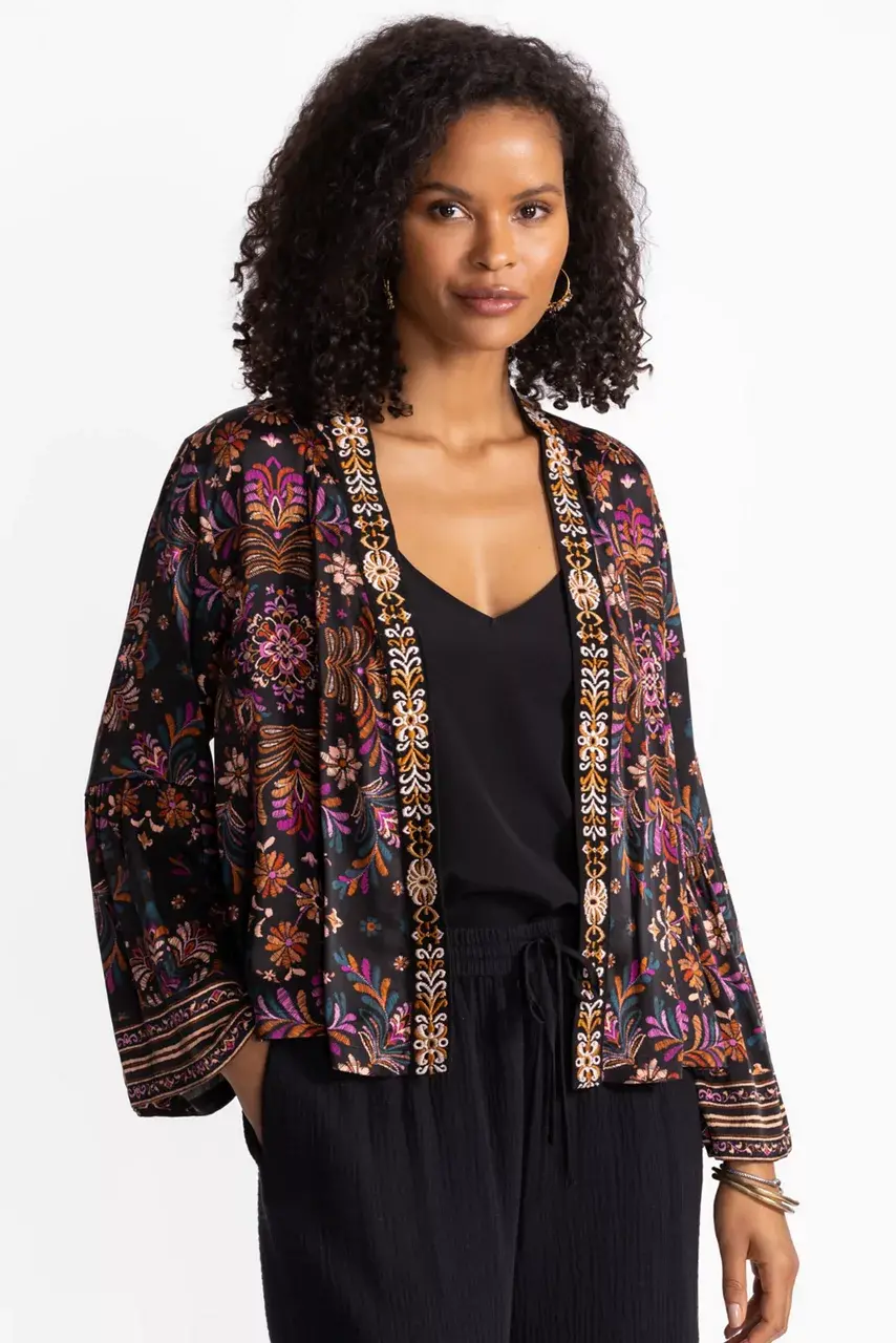 johnny was RUFFLE SLEEVE BOLERO Brandi