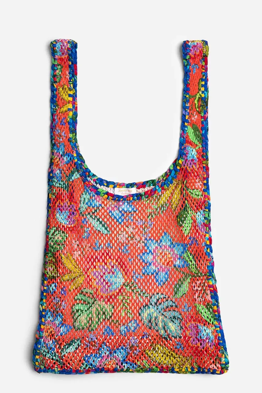 johnny was RUMBA MIX CROCHET SLOUCHY TOTE