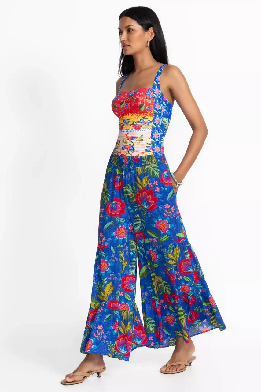 Johnny Was RUMBA TIERED PANT Water Rumba