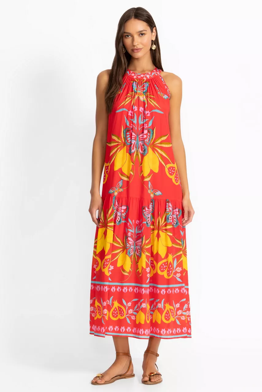 Johnny Was RUTHIE TEA LENGTH DRESS Ekaterina