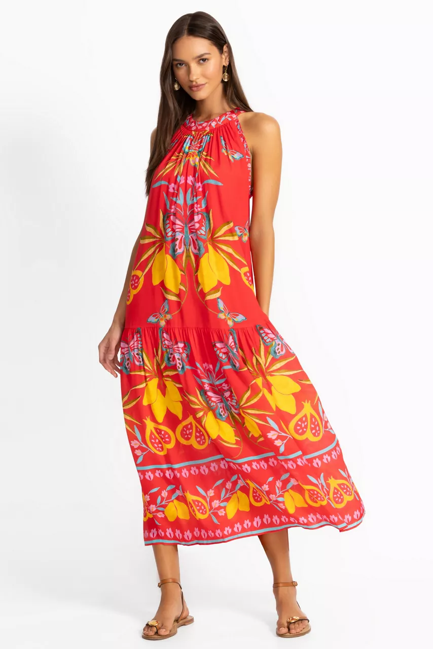 Johnny Was RUTHIE TEA LENGTH DRESS Ekaterina