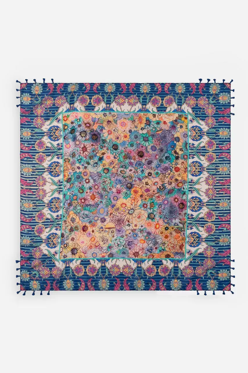 johnny was SAGE BLUE SILK SCARF Sage Blue