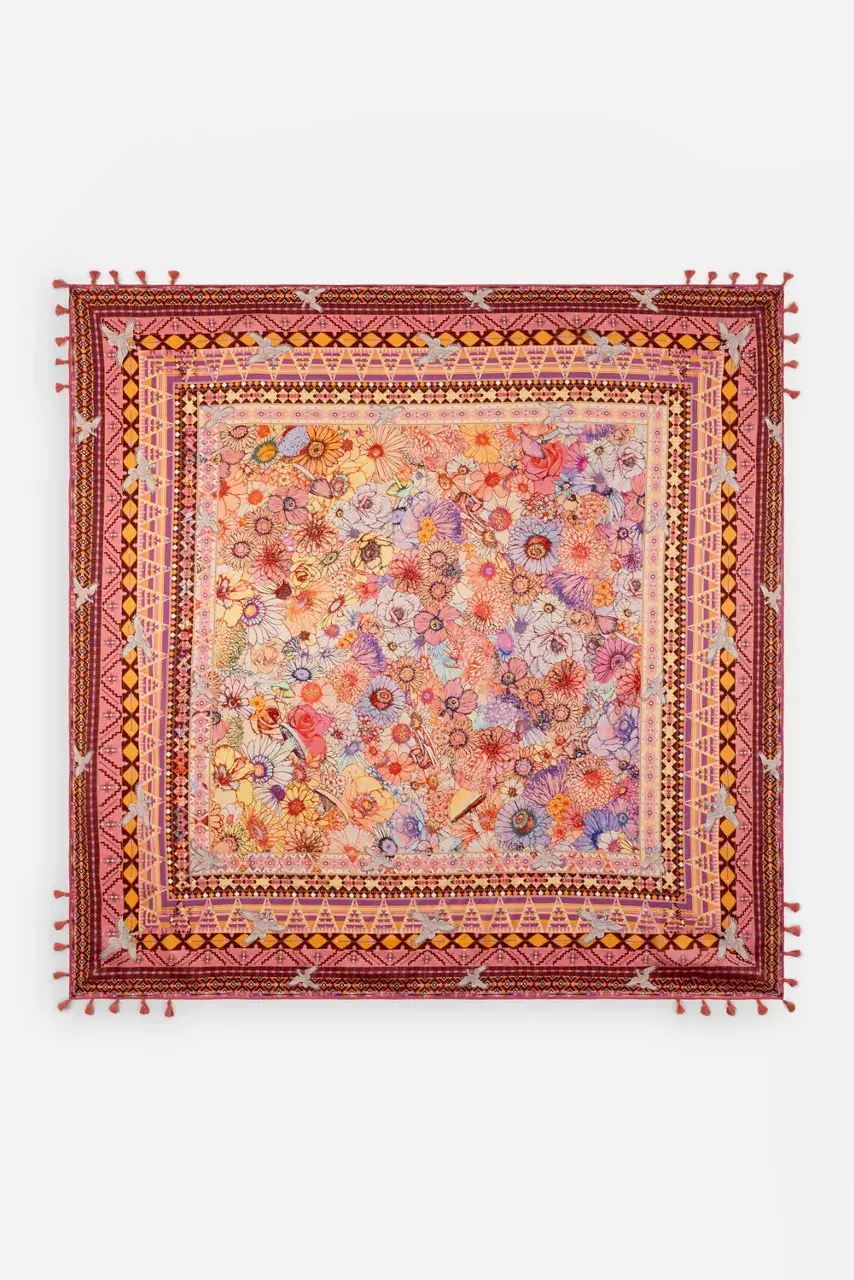 johnny was SAGE PINK SILK SCARF Sage Pink