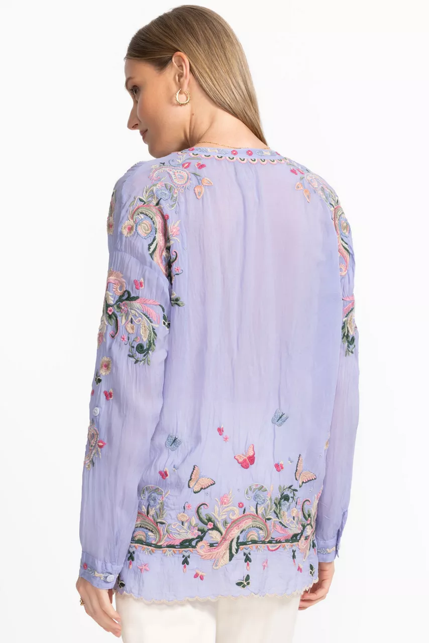 Johnny Was SAMI TUNIC Persian Violet