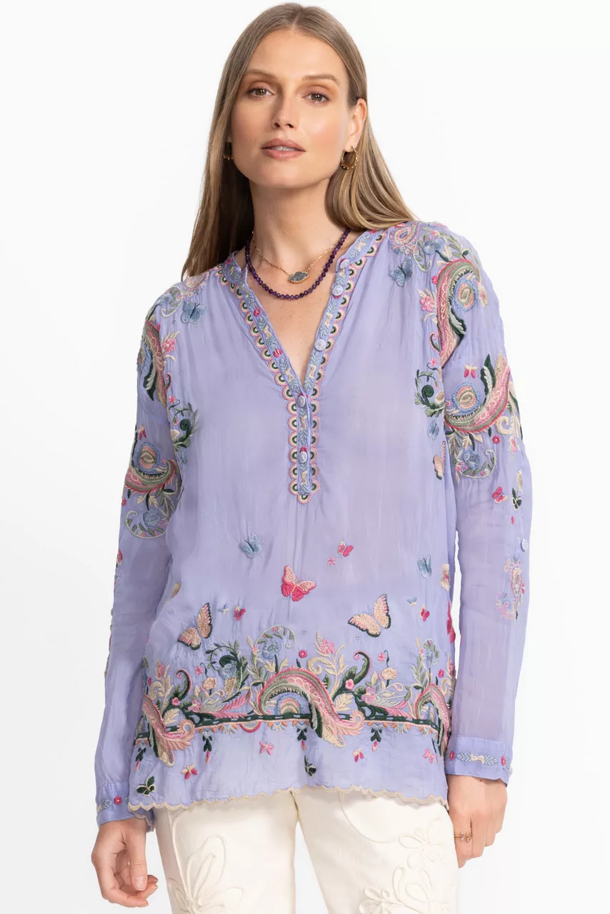 johnny was SAMI TUNIC Persian Violet