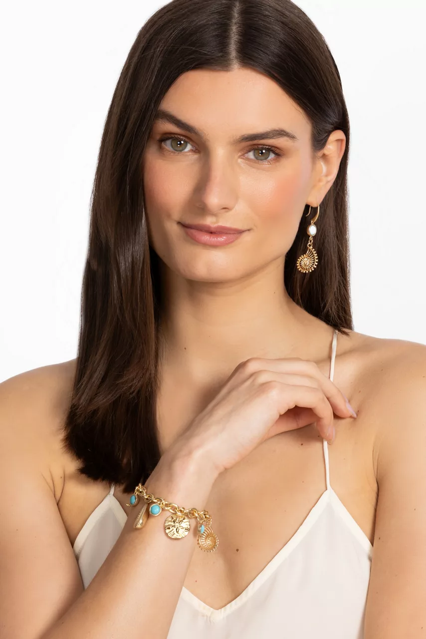 Johnny Was SEASCAPE CHARM BRACELET Gold