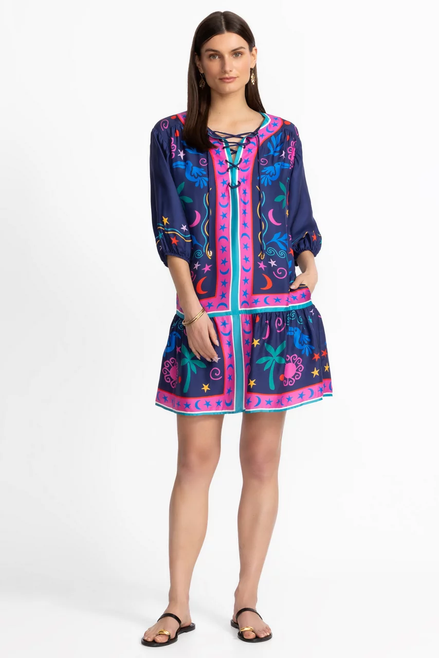 Johnny Was SELENA MINI DRESS Palomas Island