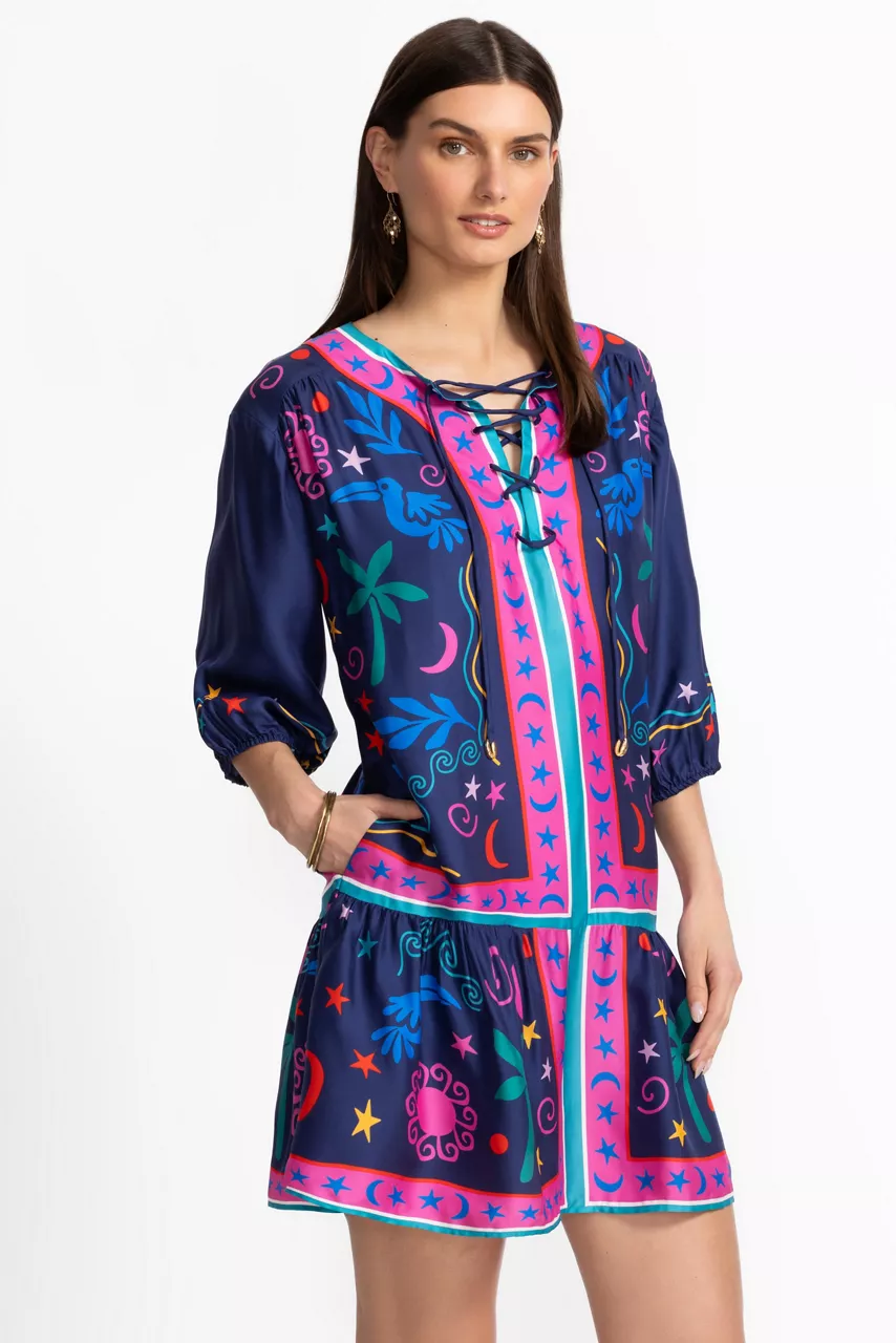 Johnny Was SELENA MINI DRESS Palomas Island