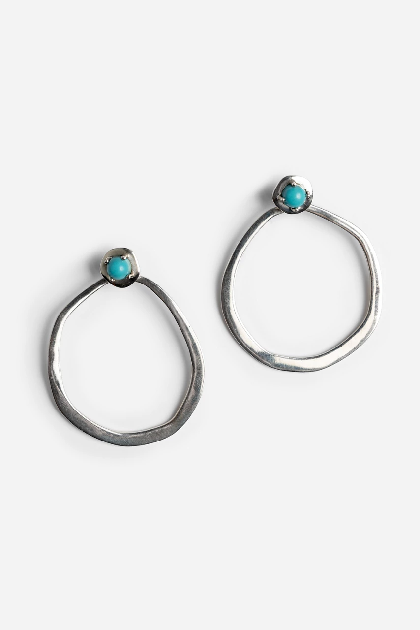 johnny was SINGULARITY HOOP DROP EARRINGS Silver