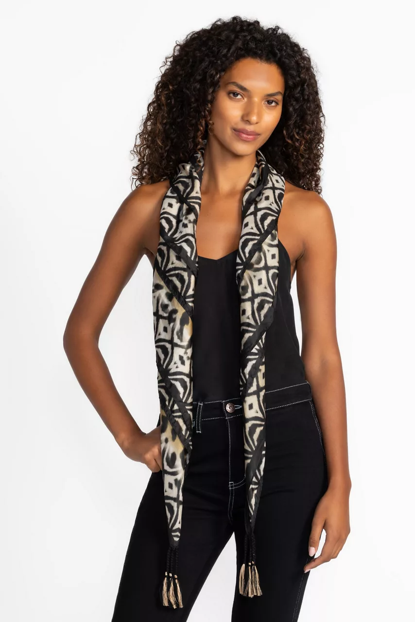 Johnny Was SISWATI SILK SCARF Siswati