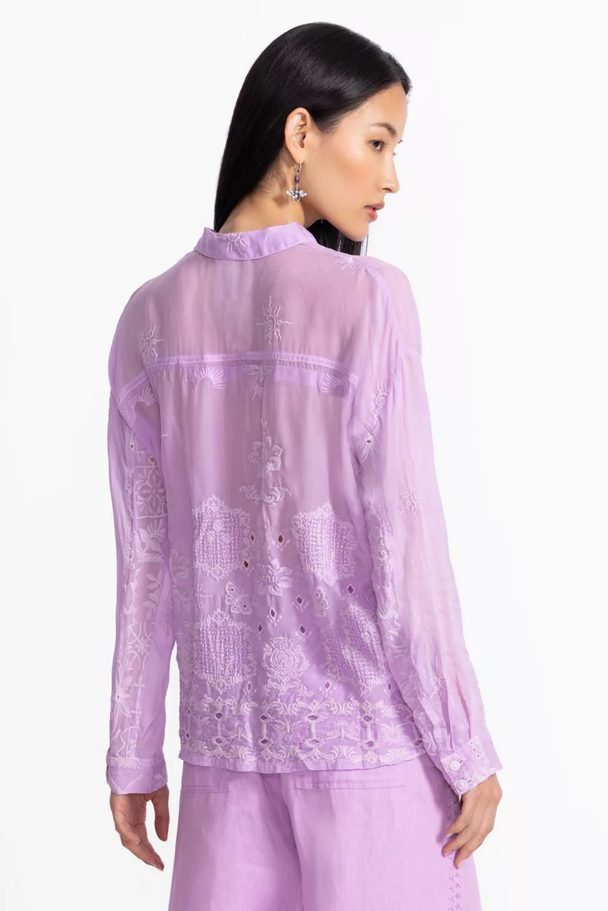 Johnny Was SLIM AUDREY BUTTON DOWN