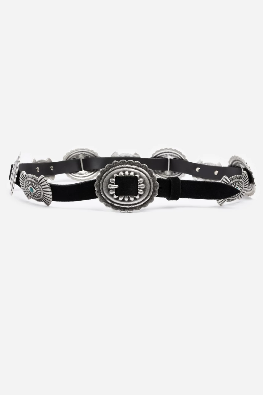 johnny was Sole Italian Leather Conch Belt