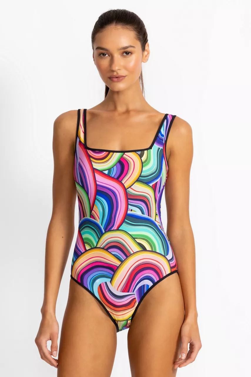 Johnny Was SQUARE NECK ONE PIECE Abel