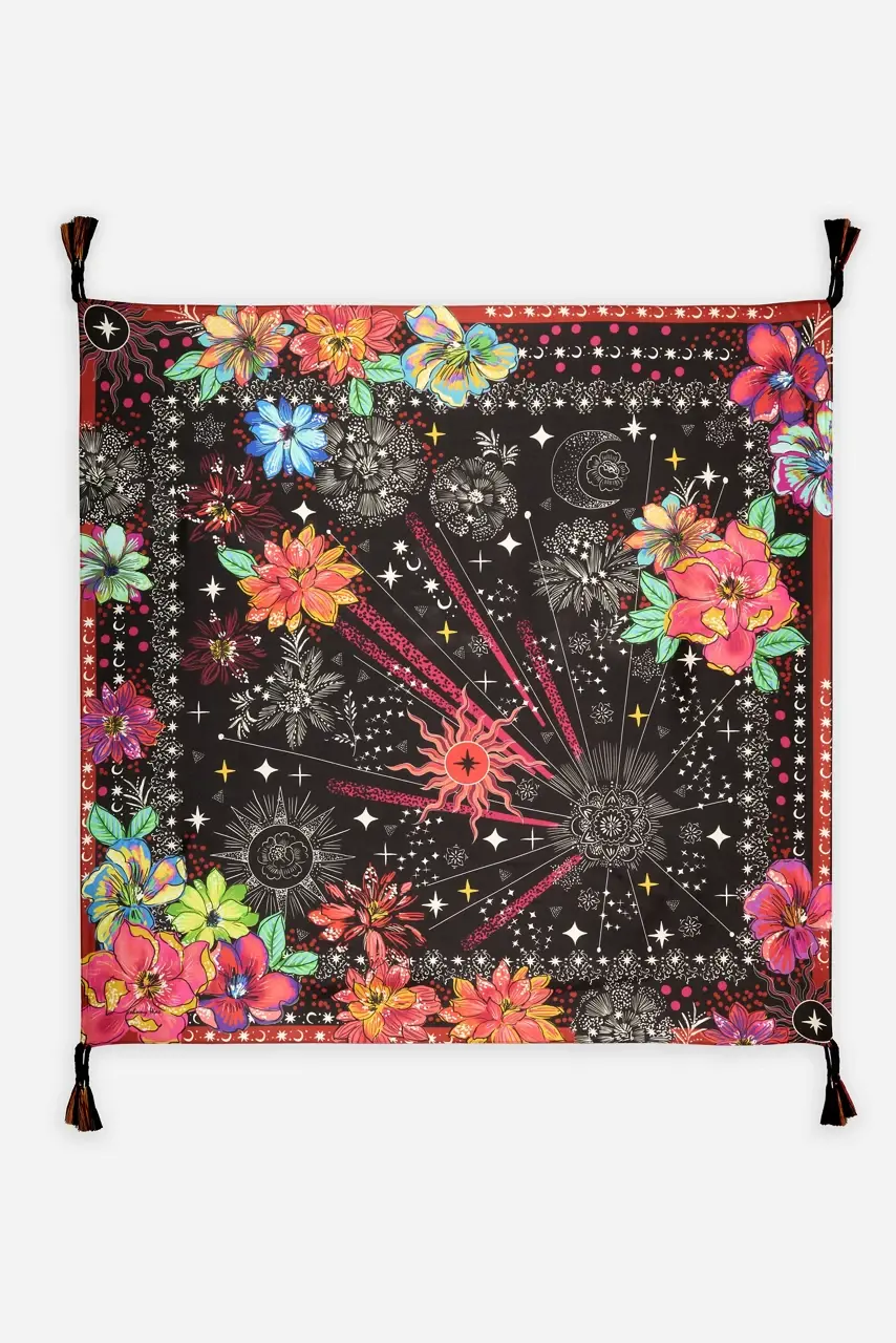 johnny was STARRY NIGHT SILK SCARF Starry Night