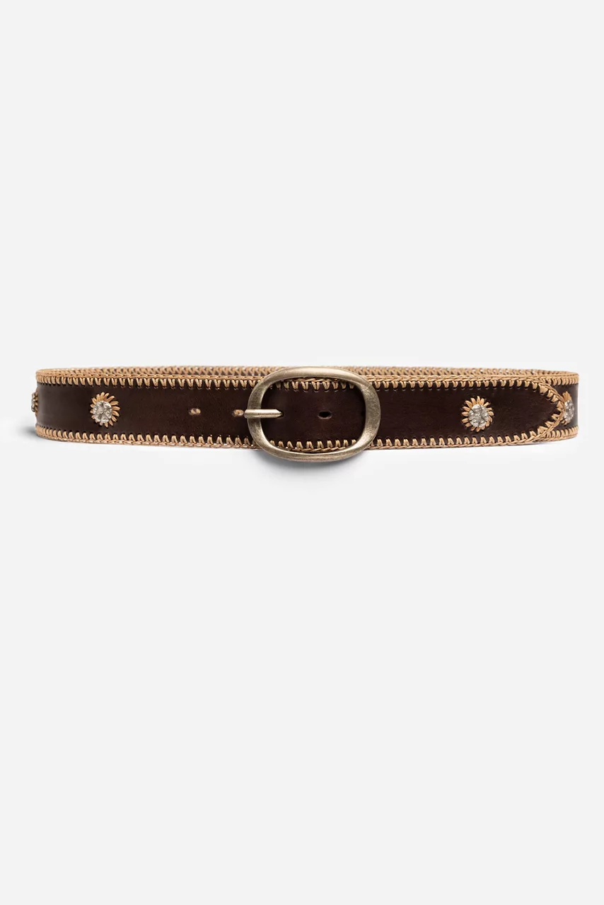 johnny was STELLA ITALIAN LEATHER BELT T.moro