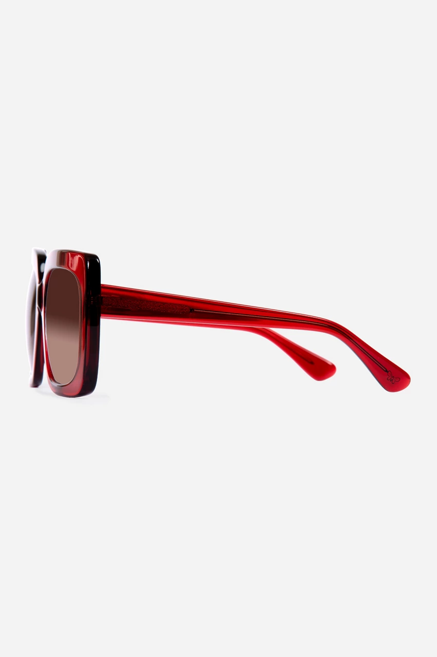Johnny Was Sutton Sunglasses Solid Red